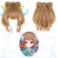 画像1: 原神 Genshin 瑶瑶/ヨォーヨ-「竹林に響く雨音」 コスプレウィッグ ネット付き 未セット未カット 耐熱 cosplay (1)