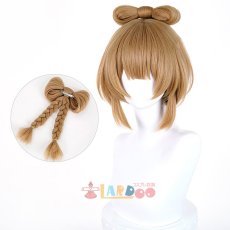 画像4: 原神 Genshin 瑶瑶/ヨォーヨ-「竹林に響く雨音」 コスプレウィッグ ネット付き 未セット未カット 耐熱 cosplay (4)