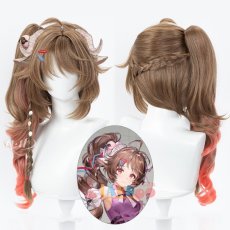 画像1: アークナイツ：エンドフィールド アルデリア コスプレウィッグ ネット付き 未セット未カット 耐熱 cosplay (1)