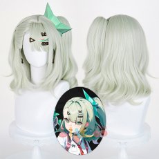 画像1: ゼンレスゾーンゼロ ZenlessZoneZero 千夏-Sunna コスプレウィッグ 未セット ネット付き 耐熱 cosplay (1)