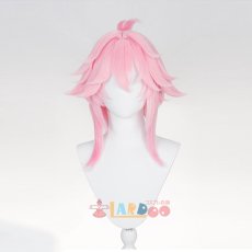画像2: 崩壊スターレイル HonkaiStarRail 緋英-ヒエイ コスプレウィッグ 未セット ネット付き 耐熱 cosplay (2)