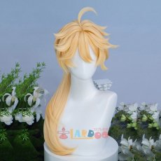 画像3: 原神 Genshin 主人公 空-「新たなる天地」 コスプレウィッグ ネット付き 未セット未カット 耐熱 cosplay (3)