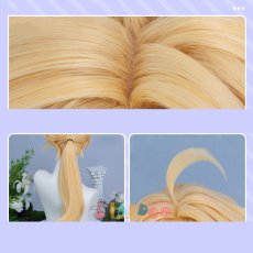 画像4: 原神 Genshin 主人公 空-「新たなる天地」 コスプレウィッグ ネット付き 未セット未カット 耐熱 cosplay (4)