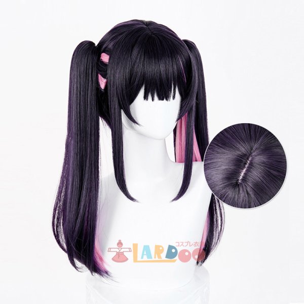 超かぐや姫 駒沢乃依 コスプレウィッグ 未セット ネット付き 耐熱 cosplay