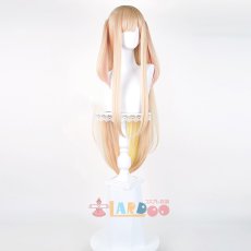 画像3: 超かぐや姫 かぐや コスプレウィッグ 耳付き 未セット ネット付き 耐熱 cosplay (3)