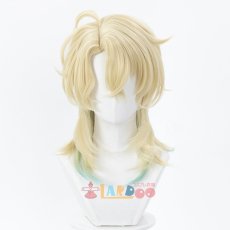 画像2: 鳴潮 メイチョウ Wuthering Waves リューク·ヘルセン-Luuk Herssen コスプレウィッグ 未セット ネット付き 耐熱 cosplay (2)