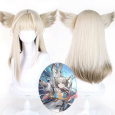 画像1: アークナイツ：エンドフィールド ペリカ コスプレウィッグ 耳ネット付き 未セット未カット 耐熱 cosplay (1)