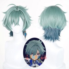 原神 Genshin ローエン-Lohen コスプレウィッグ ネット付き 未セット未カット 耐熱 cosplay