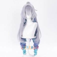画像2: 崩壊スターレイル HonkaiStarRail 銀狼LV.999 コスプレウィッグ ネット付き 耐熱 cosplay (2)