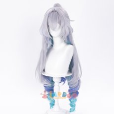 画像3: 崩壊スターレイル HonkaiStarRail 銀狼LV.999 コスプレウィッグ ネット付き 耐熱 cosplay (3)