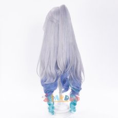 画像4: 崩壊スターレイル HonkaiStarRail 銀狼LV.999 コスプレウィッグ ネット付き 耐熱 cosplay (4)