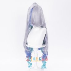画像5: 崩壊スターレイル HonkaiStarRail 銀狼LV.999 コスプレウィッグ ネット付き 耐熱 cosplay (5)