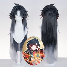 画像1: 崩壊スターレイル HonkaiStarRail 千冶刃-MortenaxBlade コスプレウィッグ ネット付き 耐熱 cosplay (1)