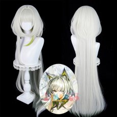 画像1: アークナイツ Arknights ケルシー·エスペランタ Kal'tsit·Esperanta コスプレウィッグ ネット付き 未セット未カット 耐熱 cosplay (1)