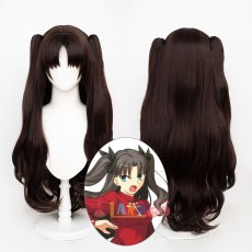 画像1: 崩壊スターレイル×Fate_UBWコラボ 遠坂凛 コスプレウィッグ 未セット ネット付き 耐熱 cosplay (1)