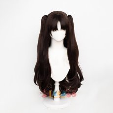 画像2: 崩壊スターレイル×Fate_UBWコラボ 遠坂凛 コスプレウィッグ 未セット ネット付き 耐熱 cosplay (2)