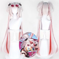 画像1: 崩壊スターレイル HonkaiStarRail 花火 甘い夢の電波 コスプレウィッグ ネット付き 耐熱 cosplay (1)