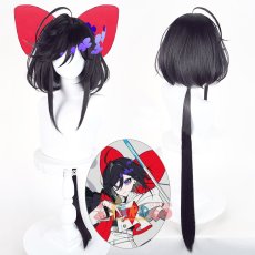 画像1: リボンヒーロー The Ribbon Hero サファイア コスプレウィッグ ネット付き 未セット未カット 耐熱 cosplay (1)