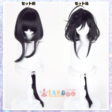 画像5: リボンヒーロー The Ribbon Hero サファイア コスプレウィッグ ネット付き 未セット未カット 耐熱 cosplay (5)
