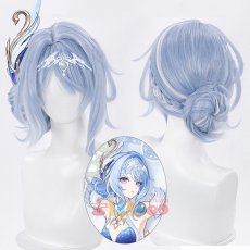 画像1: 原神 Genshin スネージナヤ Odette オデット コスプレウィッグ ネット付き 未セット未カット 耐熱 cosplay (1)