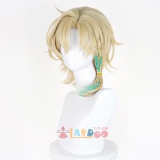 画像2: 崩壊スターレイル HonkaiStarRail アベンチュリン・波と戯れる夏 水着 コスプレウィッグ ネット付き 未セット未カット 耐熱 cosplay (2)
