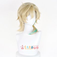 画像3: 崩壊スターレイル HonkaiStarRail アベンチュリン・波と戯れる夏 水着 コスプレウィッグ ネット付き 未セット未カット 耐熱 cosplay (3)