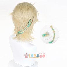 画像4: 崩壊スターレイル HonkaiStarRail アベンチュリン・波と戯れる夏 水着 コスプレウィッグ ネット付き 未セット未カット 耐熱 cosplay (4)