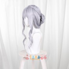 画像3: 原神 Genshin 氷神 アナスターシャ コスプレウィッグ 初版 ネット付き 未セット未カット 耐熱 cosplay (3)