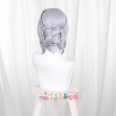 画像5: 原神 Genshin 氷神 アナスターシャ コスプレウィッグ 初版 ネット付き 未セット未カット 耐熱 cosplay (5)