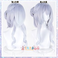 画像6: 原神 Genshin 氷神 アナスターシャ コスプレウィッグ 二版 ネット付き 未セット未カット 耐熱 cosplay (6)