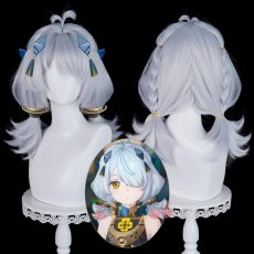 画像1: ゼンレスゾーンゼロ ゼンゼロ ドレキナ・サンブリンガー コスプレウィッグ 未セット ネット付き 耐熱 cosplay (1)