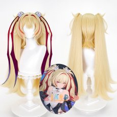 画像1: ゼンレスゾーンゼロ ゼンゼロ クラレッタ·フリンツ Claret Flint コスプレウィッグ 未セット ネット付き 耐熱 cosplay (1)