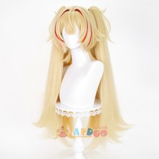 画像4: ゼンレスゾーンゼロ ゼンゼロ クラレッタ·フリンツ Claret Flint コスプレウィッグ 未セット ネット付き 耐熱 cosplay (4)