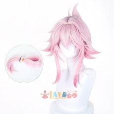 画像4: 崩壊スターレイル HonkaiStarRail 緋英・月待つ花時 コスプレウィッグ 未セット ネット付き 耐熱 cosplay (4)