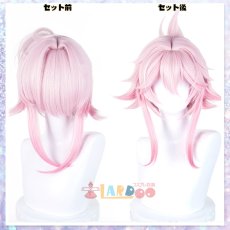 画像6: 崩壊スターレイル HonkaiStarRail 緋英・月待つ花時 コスプレウィッグ 未セット ネット付き 耐熱 cosplay (6)