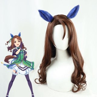 ウマ娘 プリティーダービー セイウンスカイ コスプレウィッグ 耳付き