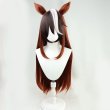 ウマ娘 プリティーダービー シンボリルドルフ コスプレウィッグ 耳付き