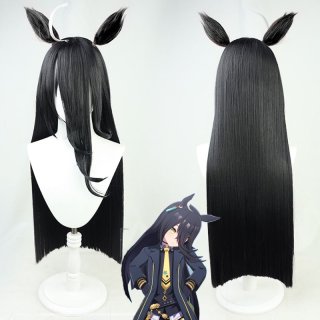 ウマ娘 プリティーダービー オグリキャップ コスプレウィッグ 耳付き