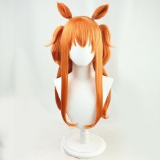 画像2: ウマ娘 プリティーダービー マヤノトップガン コスプレウィッグ 耳付き ネット付き 耐熱 cosplay (2)