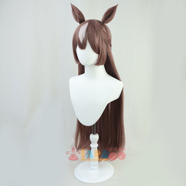 ウマ娘 プリティーダービー サトノダイヤモンド コスプレウィッグ 耳