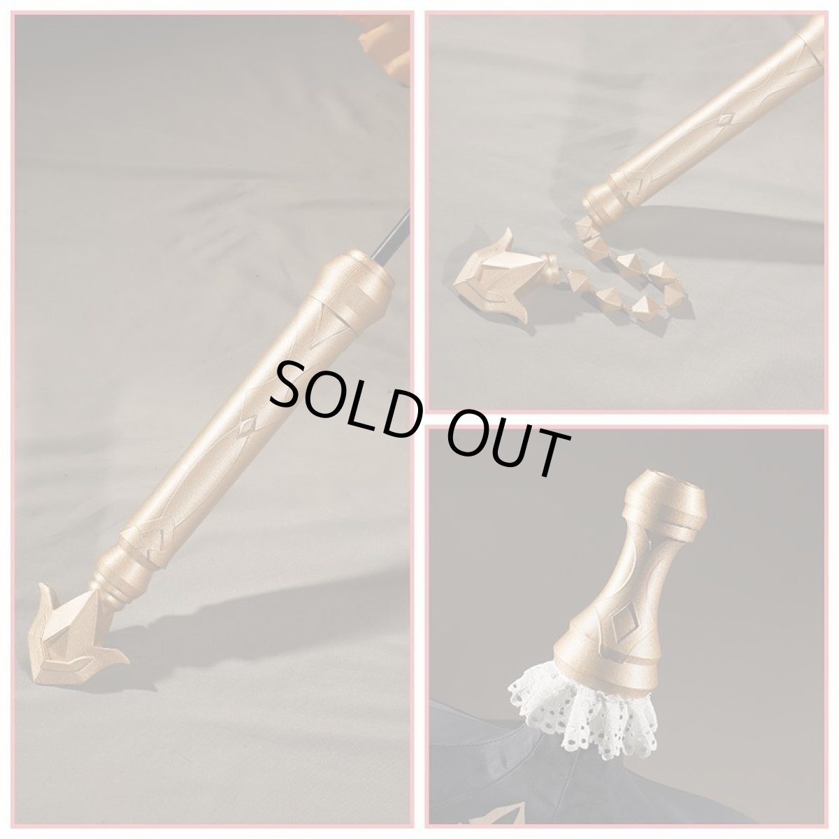 画像6: 原神 Genshin フォンテーヌ ナヴィア-Navia 傘  サングラス付き コスプレ武器 コスプレ道具 (6)