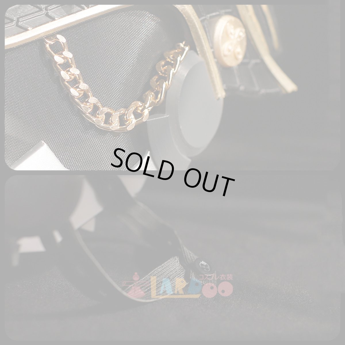 画像4: 【生産停止】原神 Genshin ファトゥス 「隊長」カピターノ ヘルメット マスク コスプレ道具 コスチューム (4)