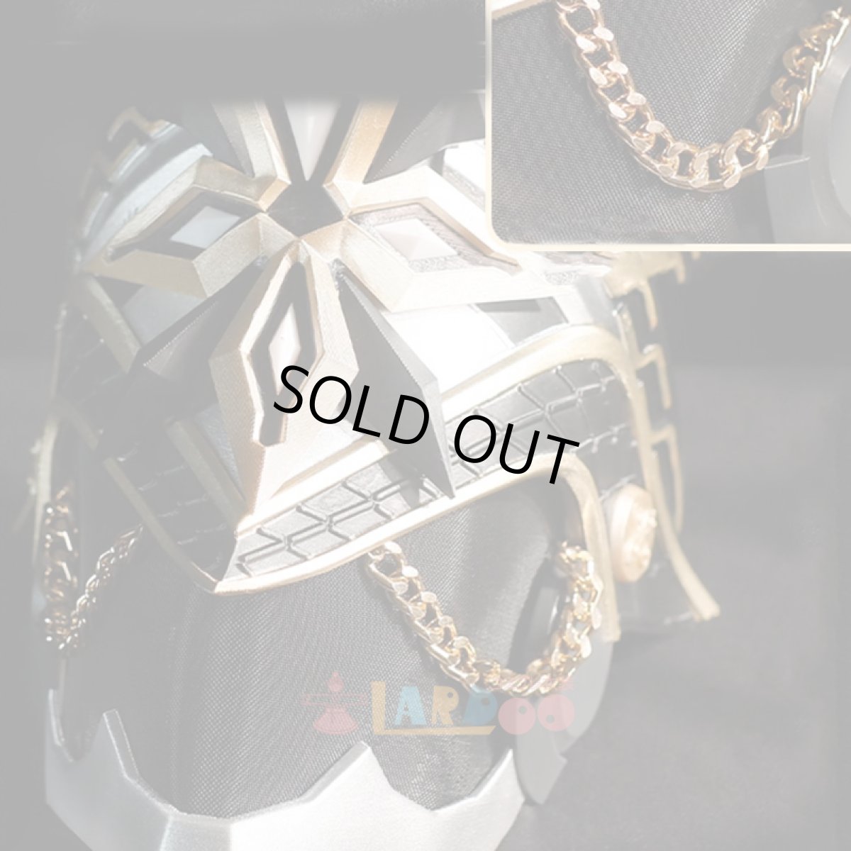 画像6: 【生産停止】原神 Genshin ファトゥス 「隊長」カピターノ ヘルメット マスク コスプレ道具 コスチューム (6)