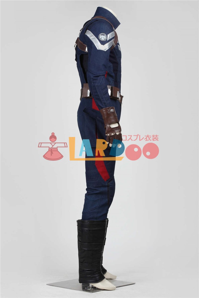 画像4: キャプテンアメリカ2 ウィンター ソルジャー スティーブ ロジャース オーダーメイド可能 コスプレ衣装 コスチューム cosplay (4)