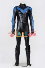 画像1: バットマン アーカム シティ Nightwing コスプレ衣装 コスチューム cosplay (1)