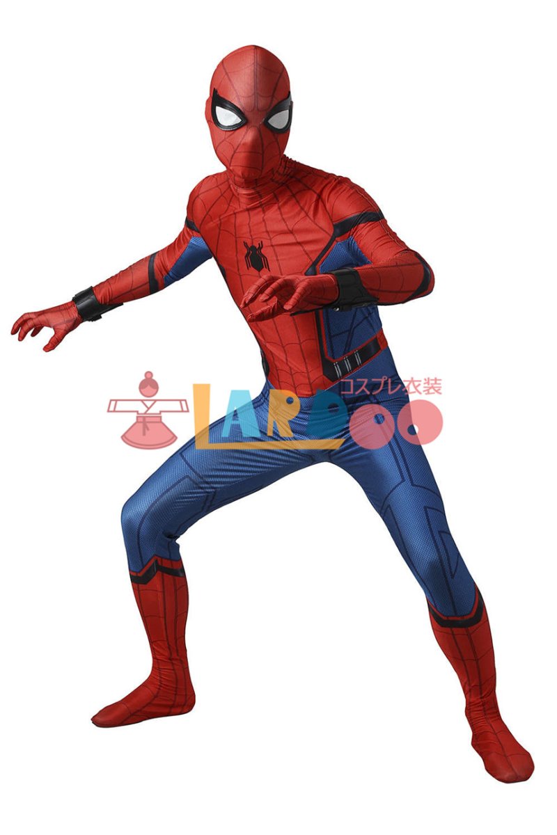画像1: スパイダーマンホームカミング ピーター ベンジャミン パーカー ジャンプスーツコスプレ衣装 コスチューム cosplay (1)