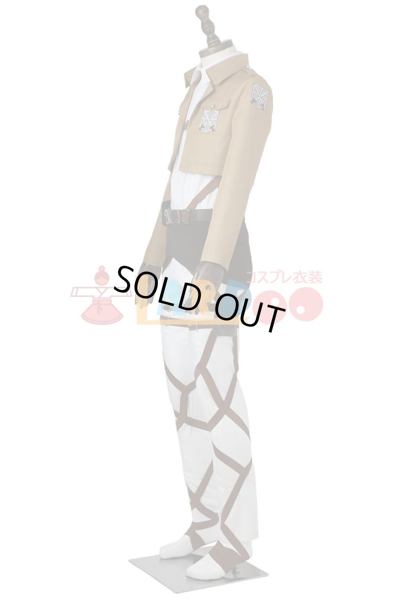 画像5: 進撃の巨人 訓練兵団 マント付き コスプレ衣装 コスチューム cosplay (5)