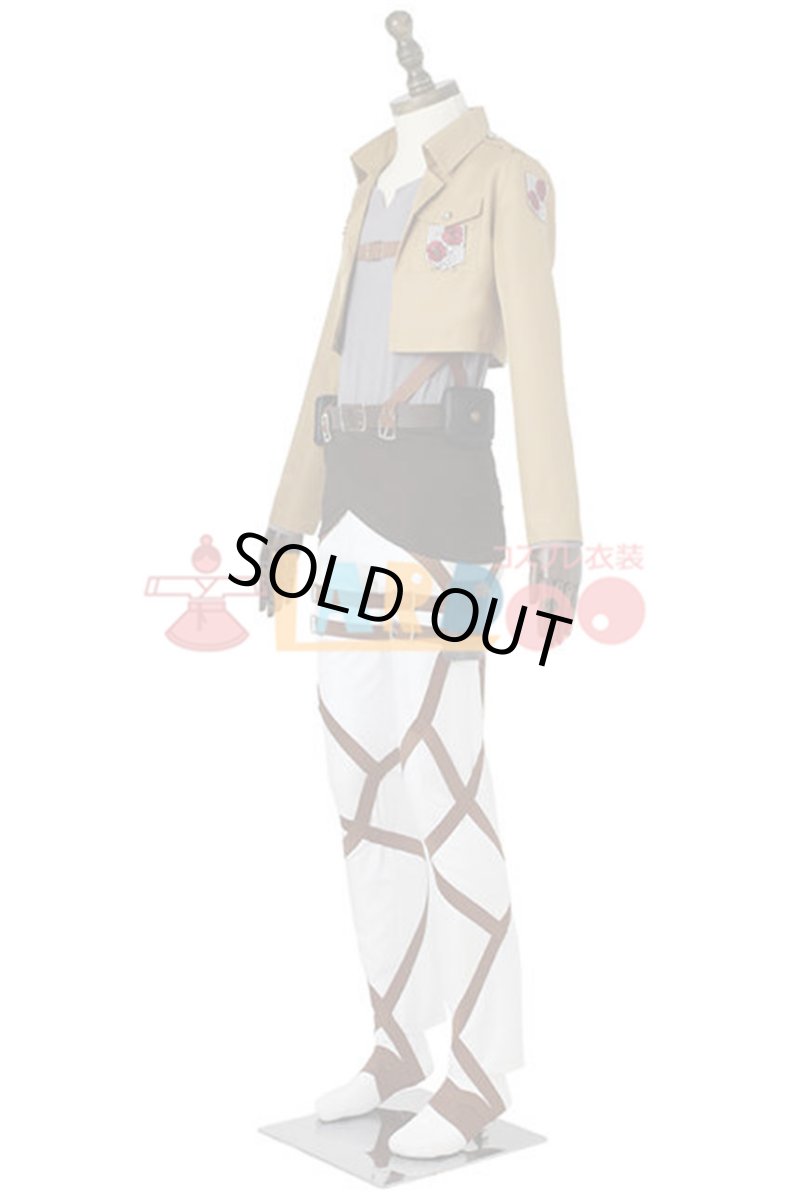 画像5: 進撃の巨人 駐屯兵団 マント付き コスプレ衣装 コスチューム cosplay (5)