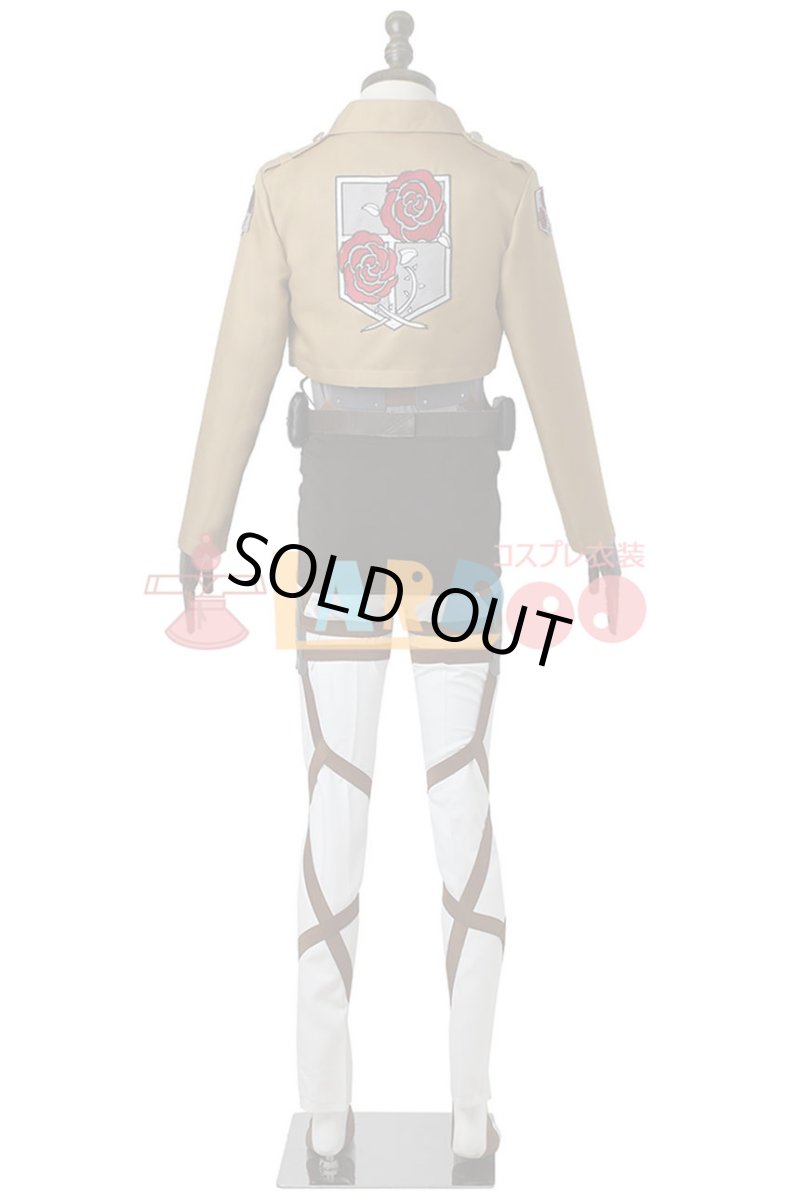 画像6: 進撃の巨人 駐屯兵団 マント付き コスプレ衣装 コスチューム cosplay (6)