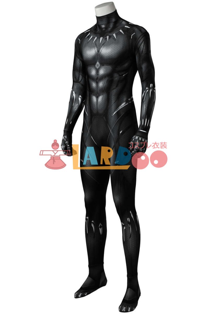 画像2: ブラックパンサー2018 映画 Black Panther ティ・チャラ ジャンプスーツ コスプレ衣装 Marvel Studios コスチューム ゲーム cosplay (2)